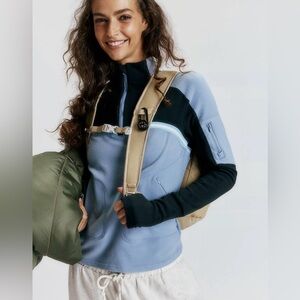 FP Movement by Free People Hike Haven Quarter Zip Fleece NWT